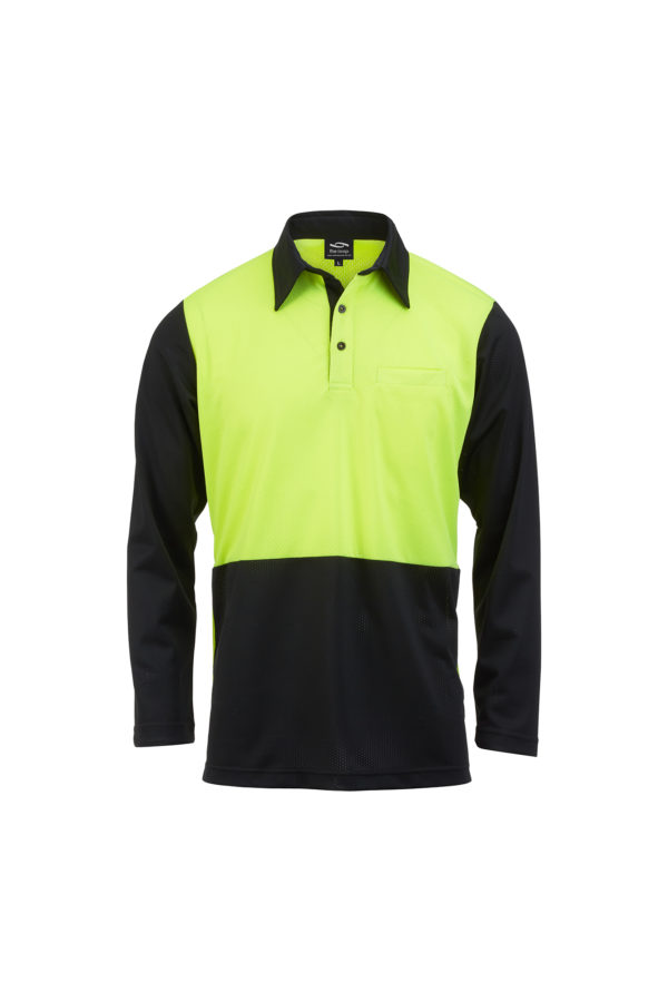 Hi Vis Polo Long Sleeve